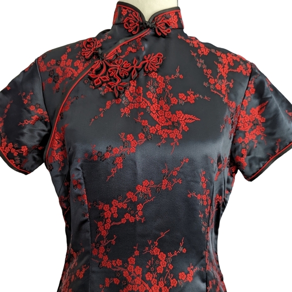 Chinese Cheongsam Qipao Full Length Dress - Picture 5 of 11